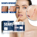EELHOE scar balm jar with promotional packaging graphic
