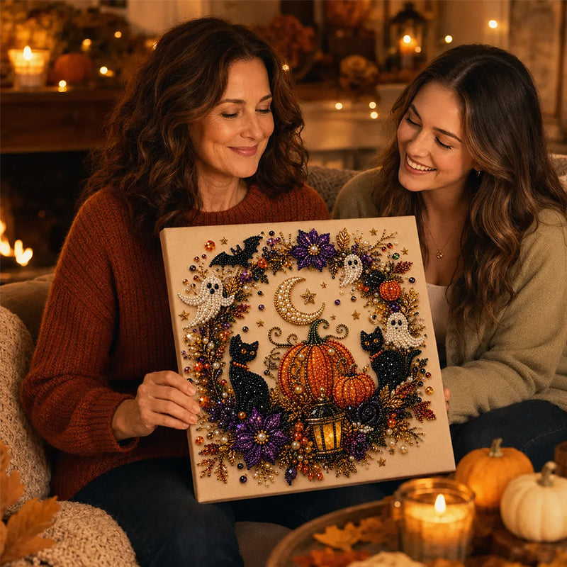 Spooky Ghost Diamond Painting Kit