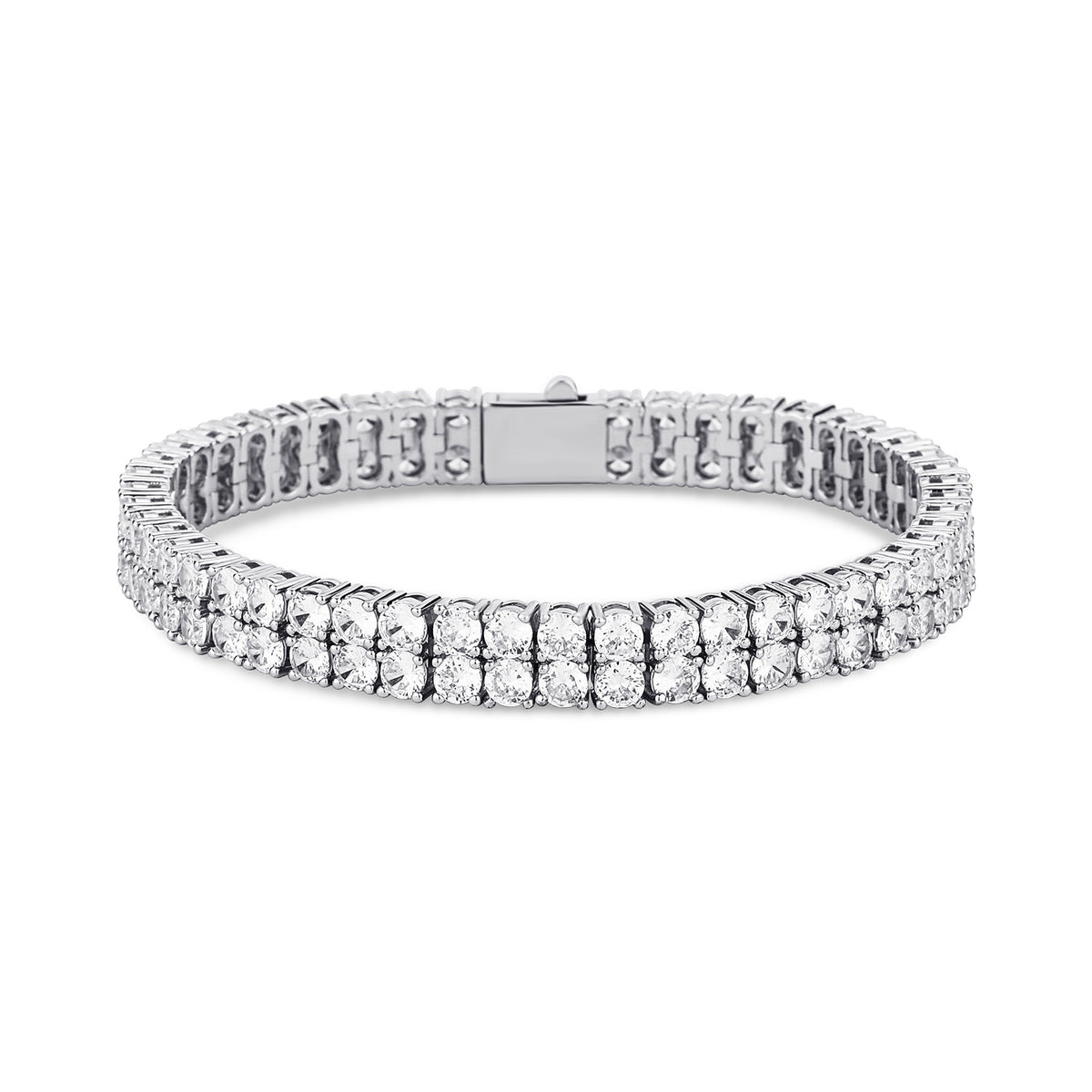 10mm Double-Row Zircon Bracelet
