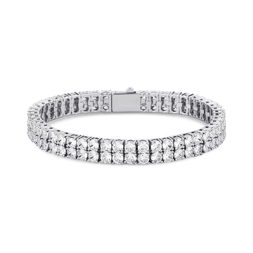 10mm Double-Row Zircon Bracelet