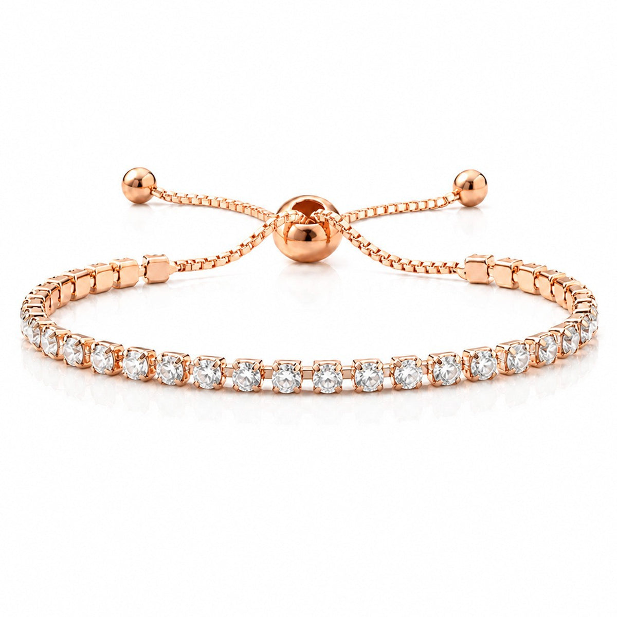 Unisex Zircon Tennis Chain Bracelet