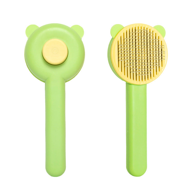 Self-Cleaning Pet Grooming Comb