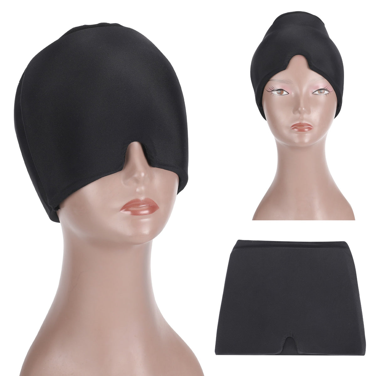 Gel Cooling Eye Mask & Cap
