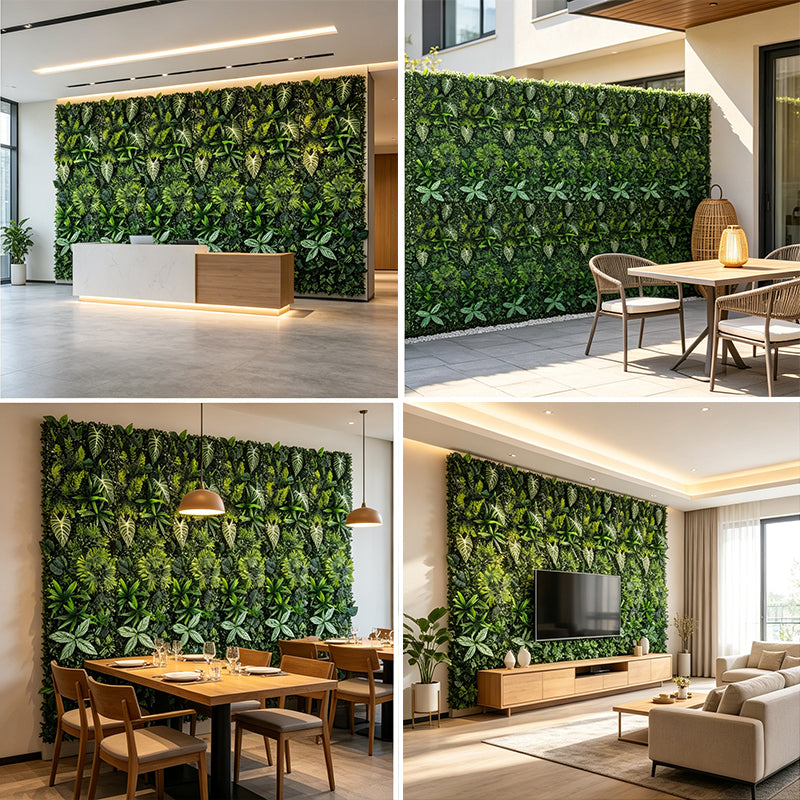 40 × 120cm Artificial Green Wall Panel