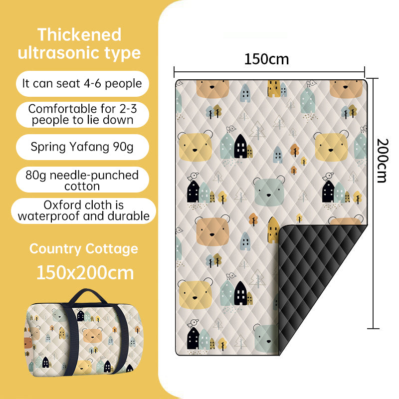 Foldable Picnic Blanket with Carry Bag