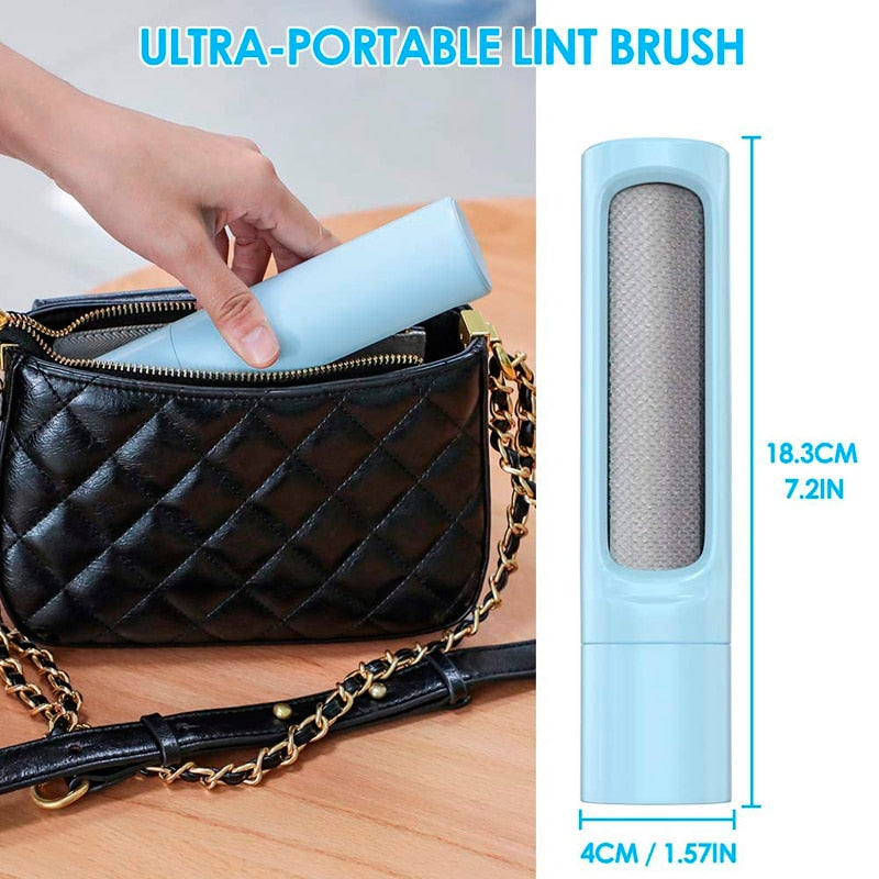 2-in-1 Pet Hair Remover Brush & Lint Roller