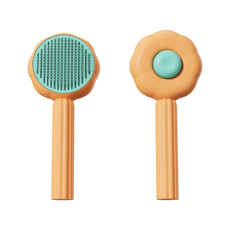 Sunflower Self-Cleaning Pet Brush