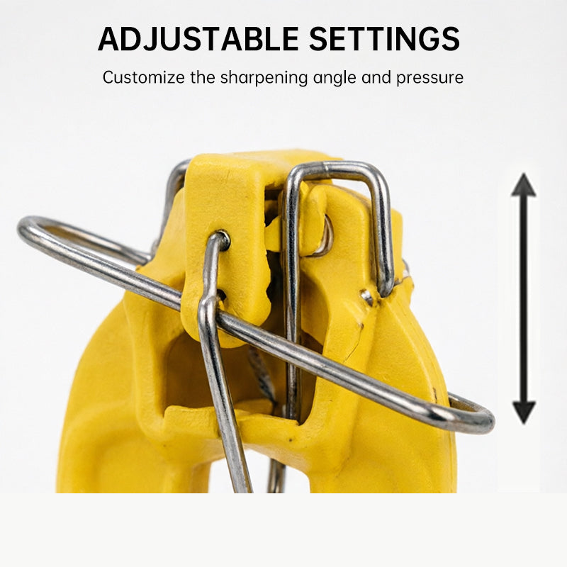 Stainless Steel Knife Sharpener with Mount Bracket