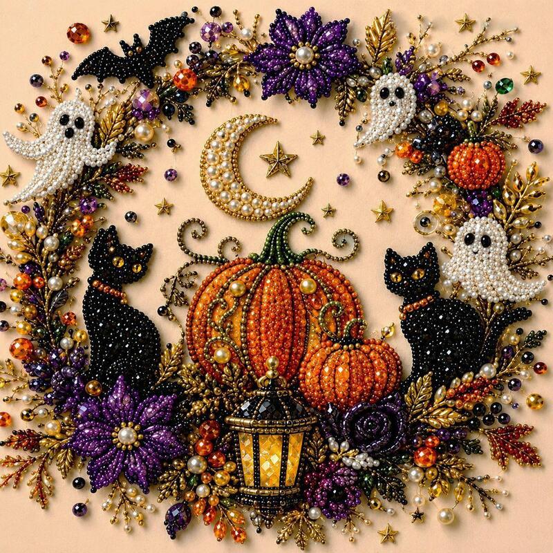 Spooky Ghost Diamond Painting Kit