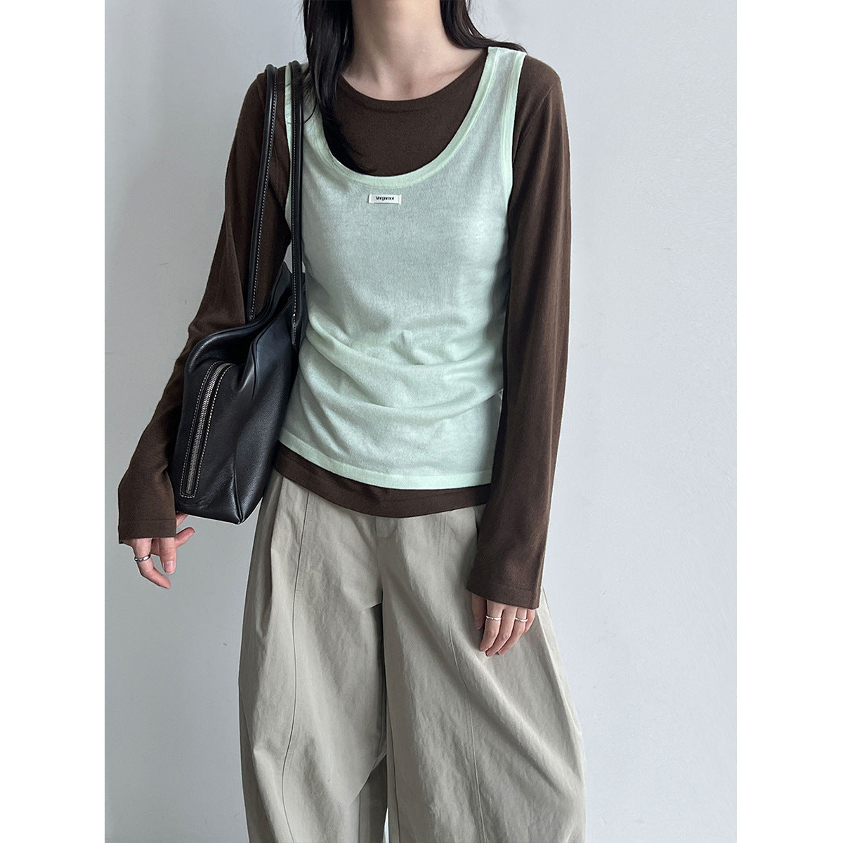 Women's Layered Knit Camisole