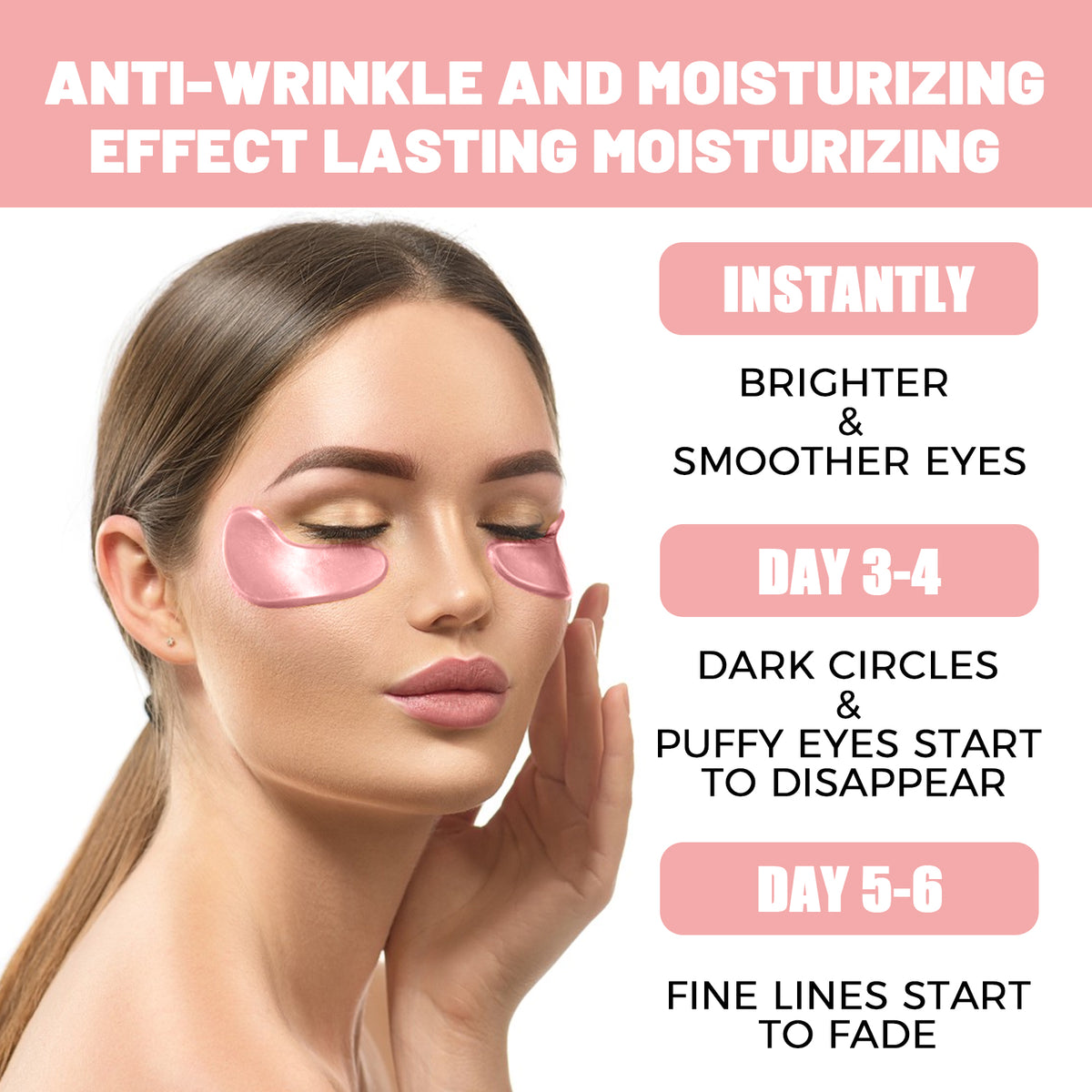 Pink Rose Under-Eye Mask