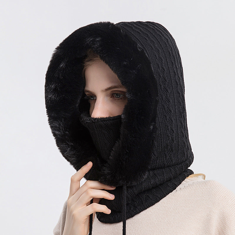 Winter Riding Hood, Scarf & Face Cover