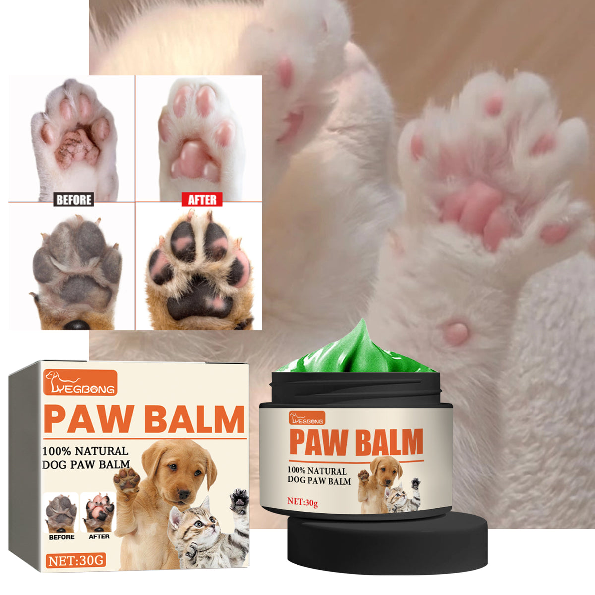 Cat & Dog Paw Care Cream
