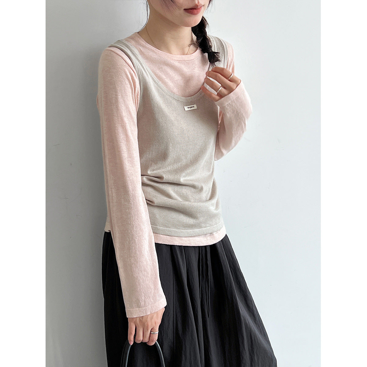 Women's Layered Knit Camisole