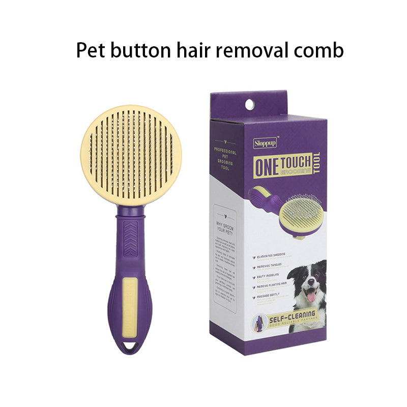 Self-Cleaning Cat Grooming Comb