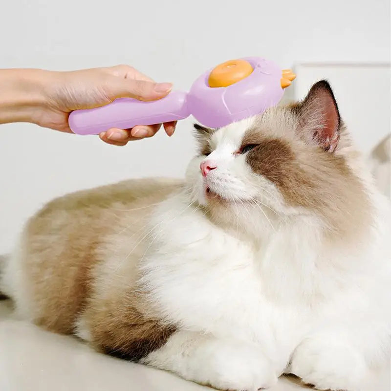 Self-Cleaning Stainless Steel Dog Comb