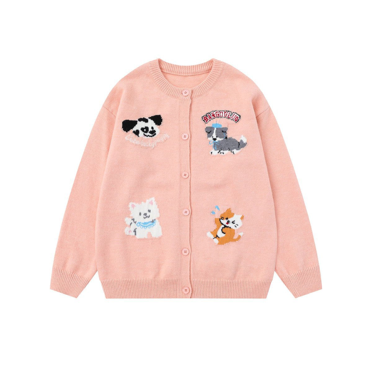 Animal Jacquard Cardigan Jacket