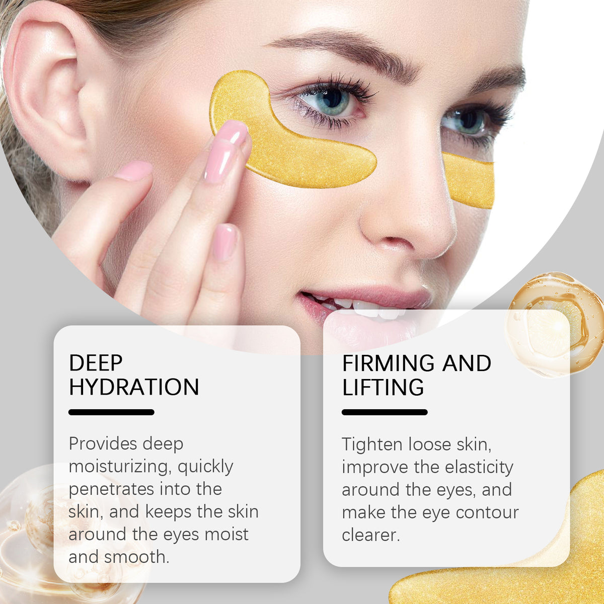 EELHOE 24K Gold Eye Mask