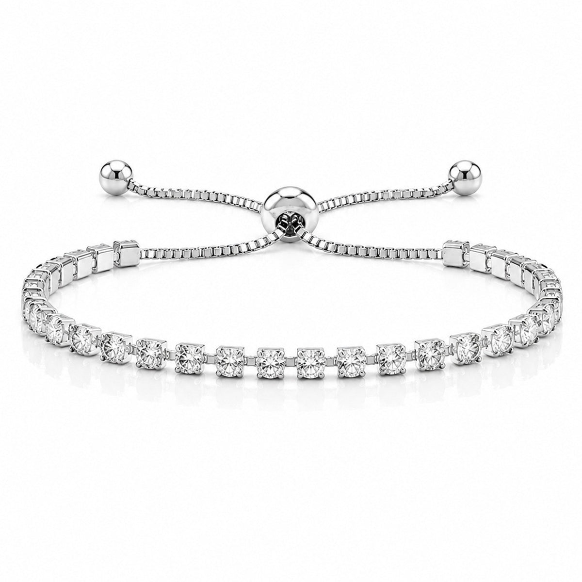 Unisex Zircon Tennis Chain Bracelet