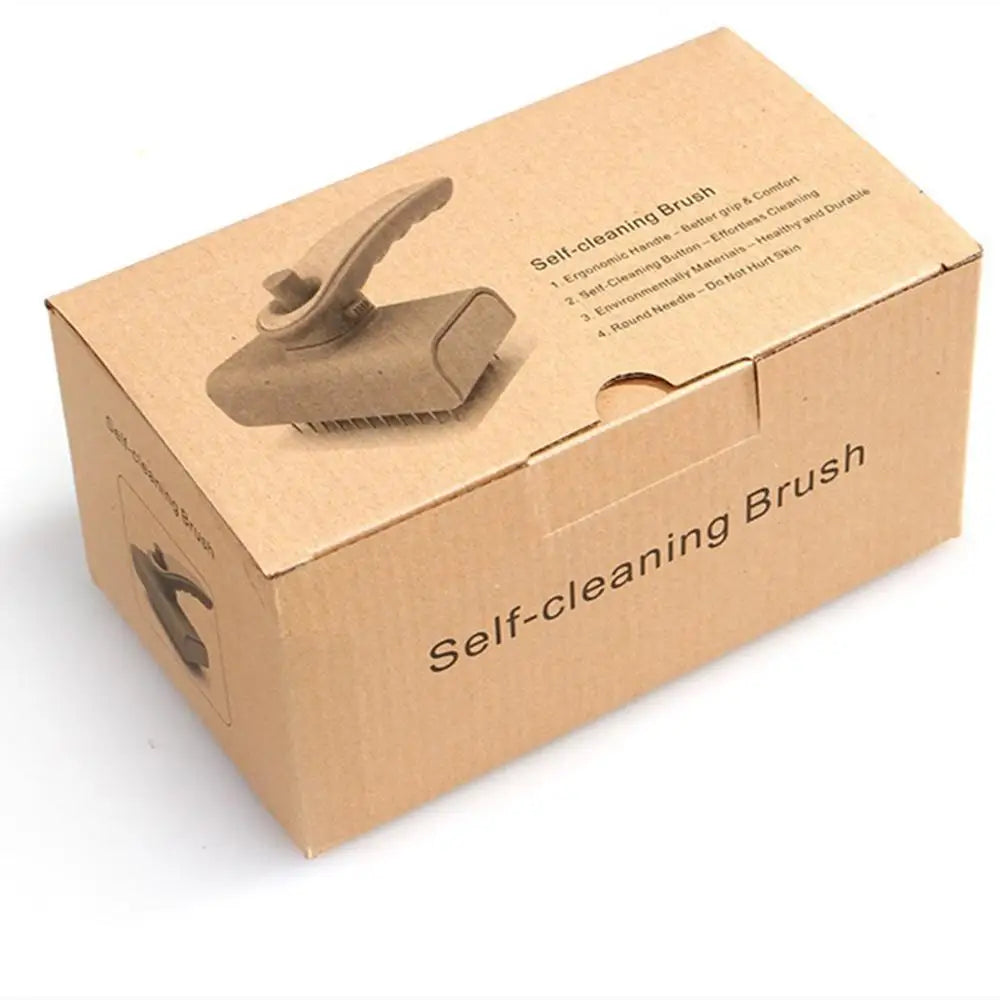 Self-Cleaning Dog Grooming Brush