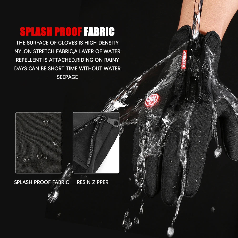 Winter Touchscreen Zip Gloves
