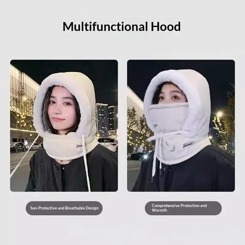 Unisex Winter Hooded Hat