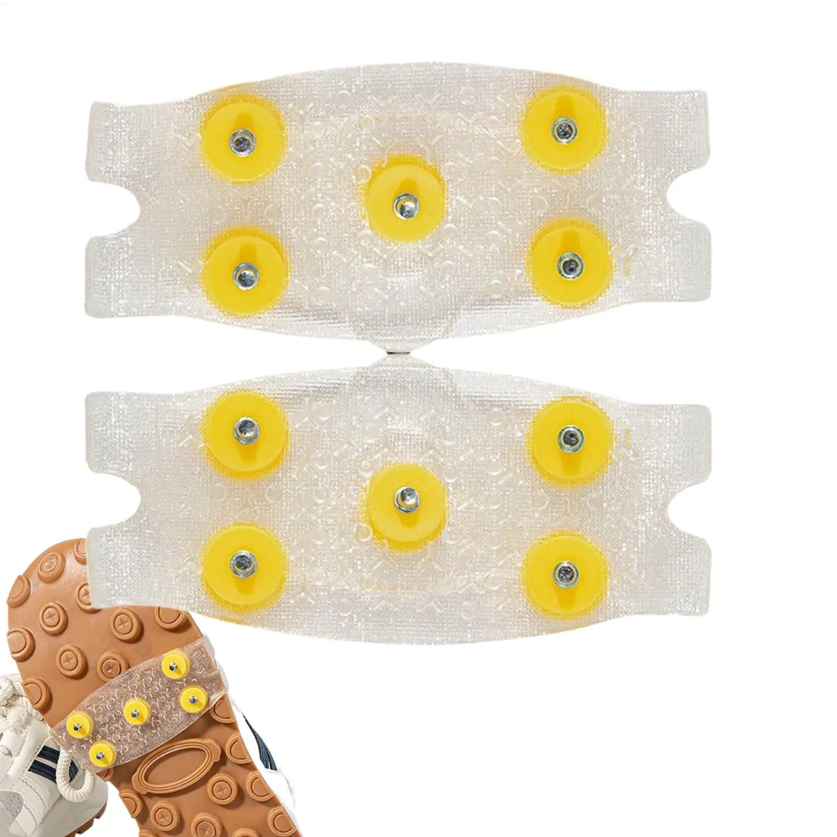 5-Stud Ice Cleats for Hiking Shoes
