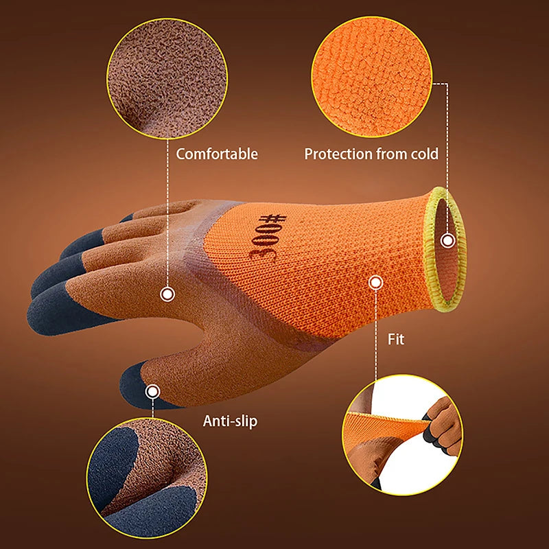 Lined Winter Work Gloves