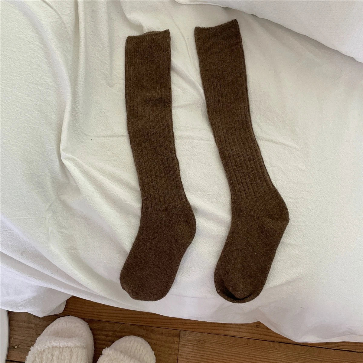 Mirador Style Plush Bow Leg Warmers