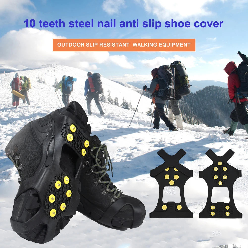 5/10-Tooth Ice Cleats for Shoes