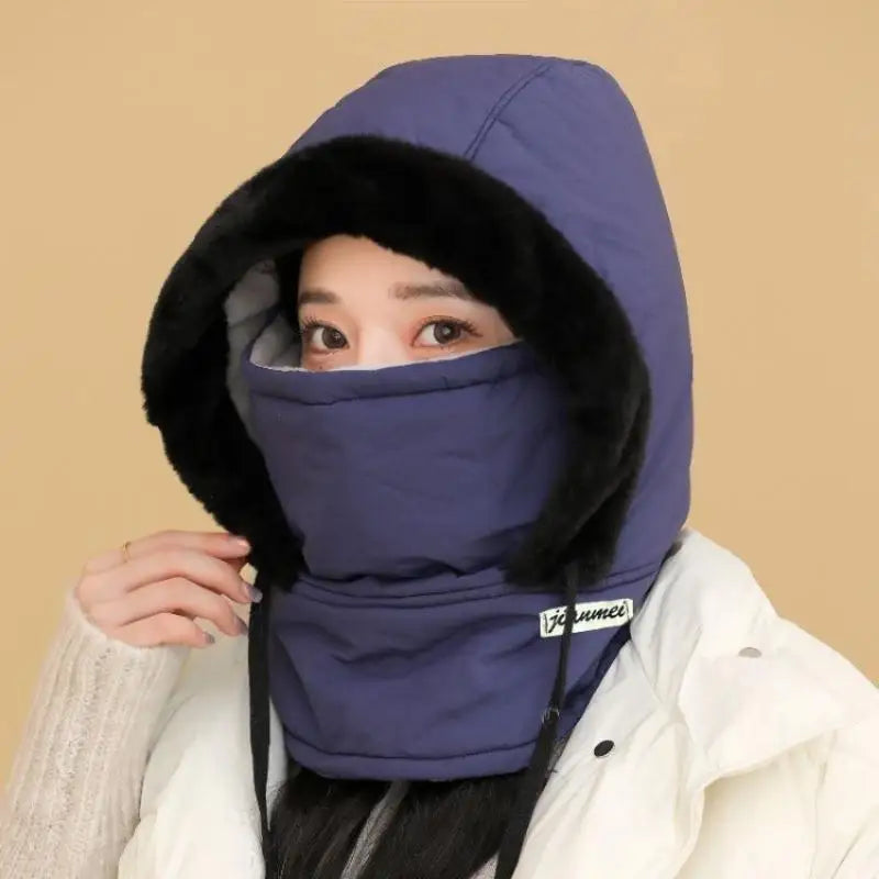Unisex Winter Hooded Hat