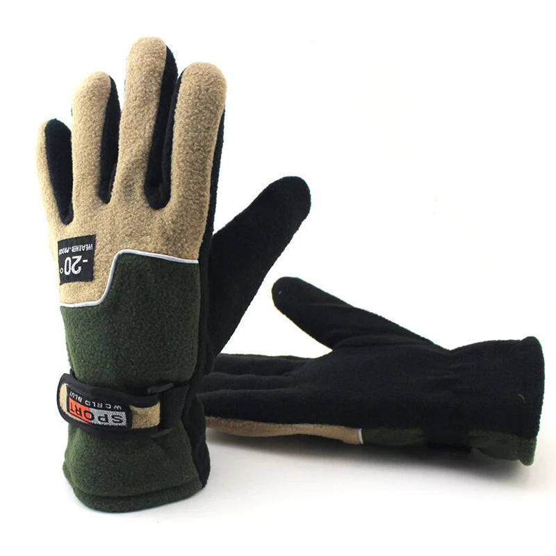 Winter Fleece Cycling & Snow Gloves
